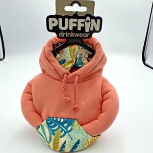 Puffin Drinkwear Coozy Tropical Hoodie - Peach‎